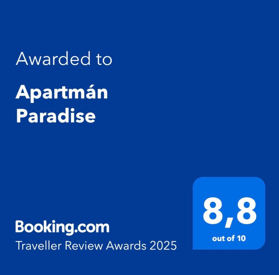 Apartman Paradise Besenova Luaran gambar